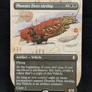 Phoenix Fleet Airship (Borderless) - MTG Proxy Avatar: The Last Airbender