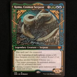 Koma, Cosmos Serpent (Showcase) - MTG Proxy Kaldheim