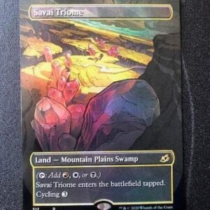 Savai Triome (Foil Showcase) - MTG Proxy Ikoria