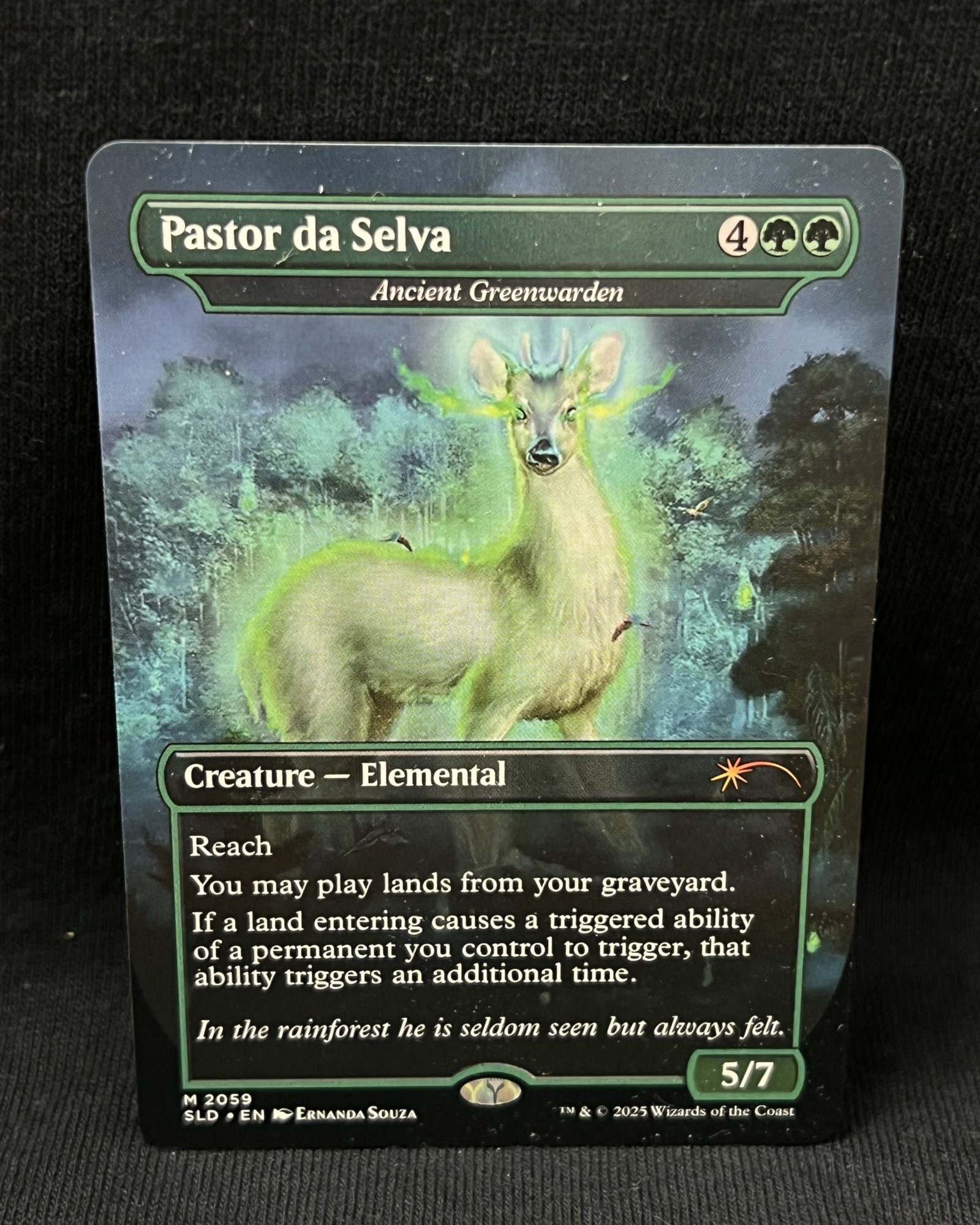 Pastor da Selva - Ancient Greenwarden - MTG Proxy Secret Lair Drop Series