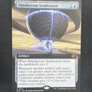 Simulacrum Synthesizer (Extended Art) - MTG Proxy Outlaws of Thunder Junction: The Big Score