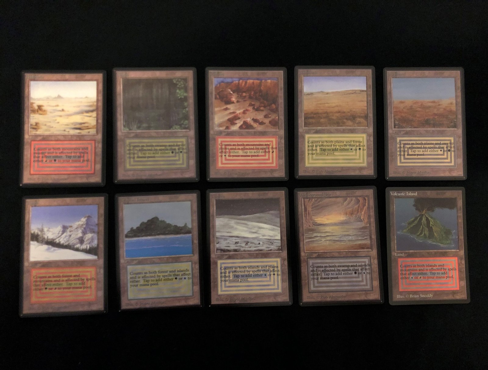 Dual Land Set - MtG Proxy Beta