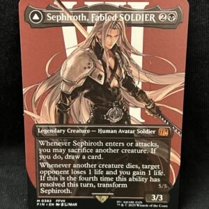 Sephiroth, Fabled SOLDIER (0382) (Borderless) - MTG Proxy FINAL FANTASY