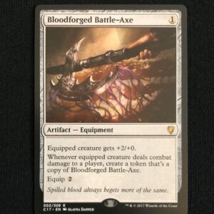 Bloodforged Battle-Axe - MTG Proxy Commander