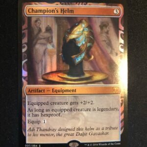 Champion's Helm (Foil) - MTG Proxy Kaladesh Masterpiece
