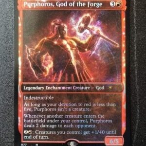 Purphoros, God of the Forge (Foil Showcase) - MTG Proxy Secret Lair Drop Series