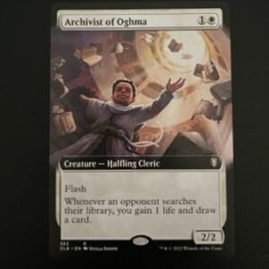 Archivist of Oghma (Extended Art) - MTG Proxy Commander Legends CLB
