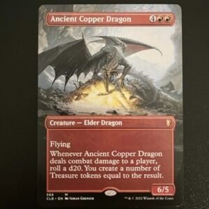 Ancient Copper Dragon (Borderless) - MtG Proxy Commander Legends CLB