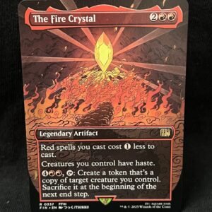 The Fire Crystal (Borderless) - MTG Proxy FINAL FANTASY