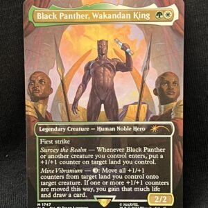 Black Panther, Wakandan King - MTG Proxy Secret Lair Drop Series