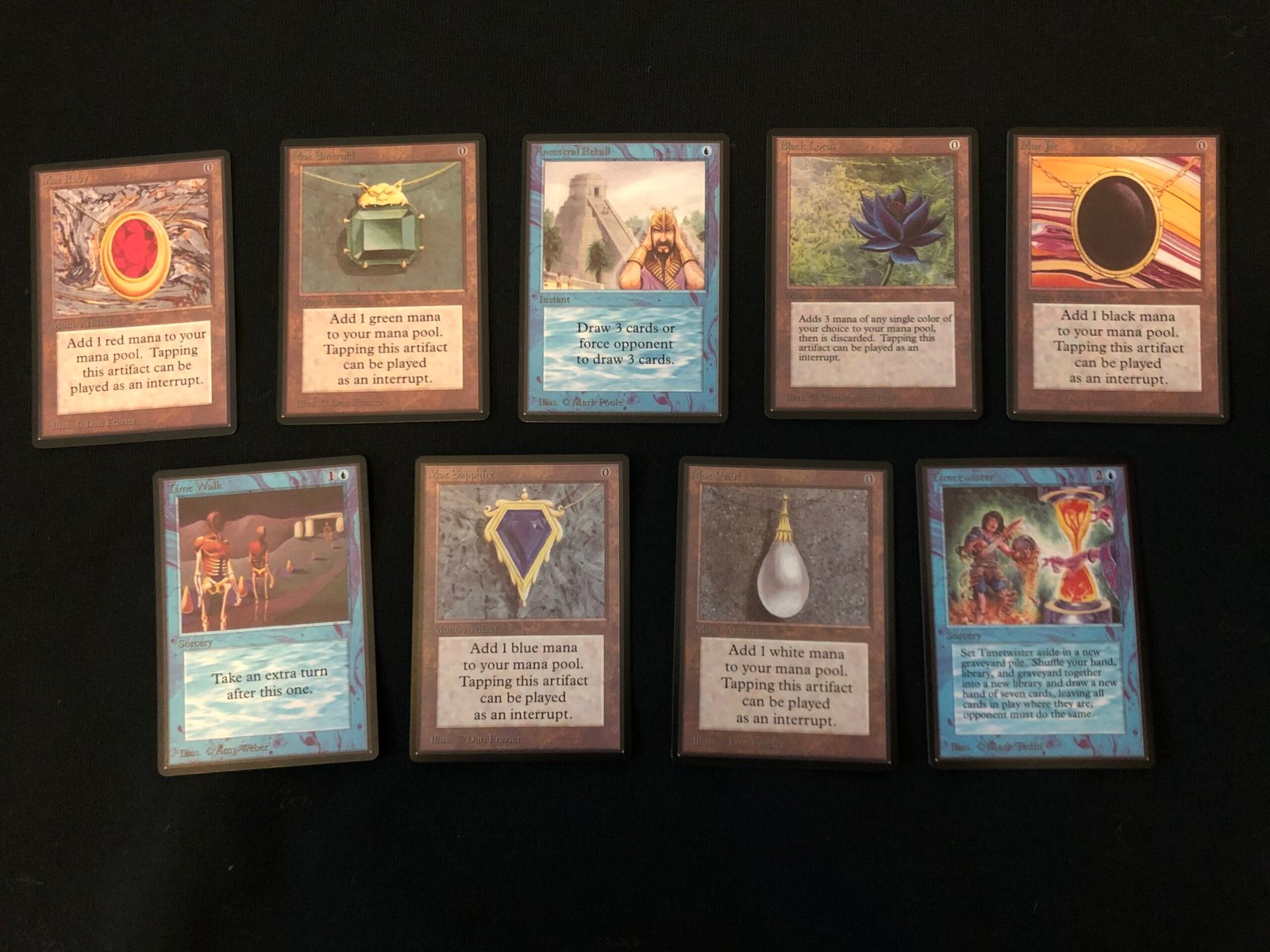 Power 9 Set - MTG Proxy Beta