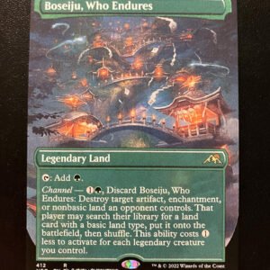 Boseiju, Who Endures (Borderless) - MTG Proxy Kamigawa: Neon Dynasty