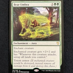 Bear Umbra - MtG Proxy Commander 2018